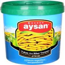 AYSAN YAKAN BİBER TURŞUSU 13 KG.NET 5 KG.