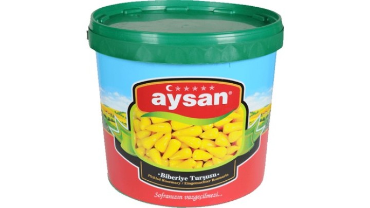 AYSAN BİBERİYE TURŞUSU 13 KG. NET 5 KG.