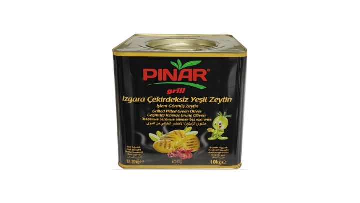 PINAR YEŞİL IZGARA ZEYTİN 9,5 KG (181-200)