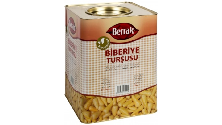 BERRAK BİBERİYE TURŞUSU TENEKE 17 LT.