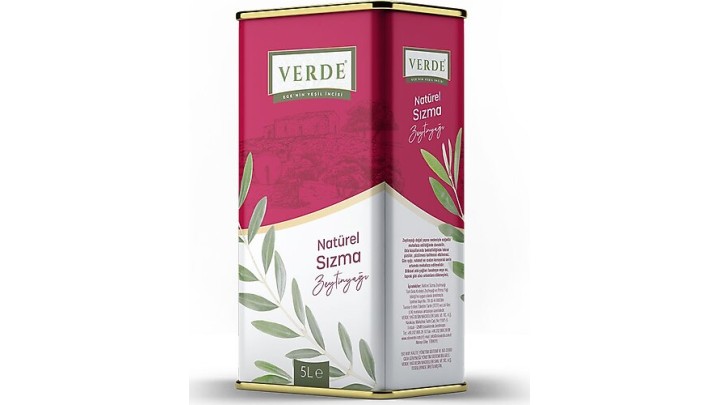 VERDE SIZMA ZEYTİN YAĞI 5 LT.