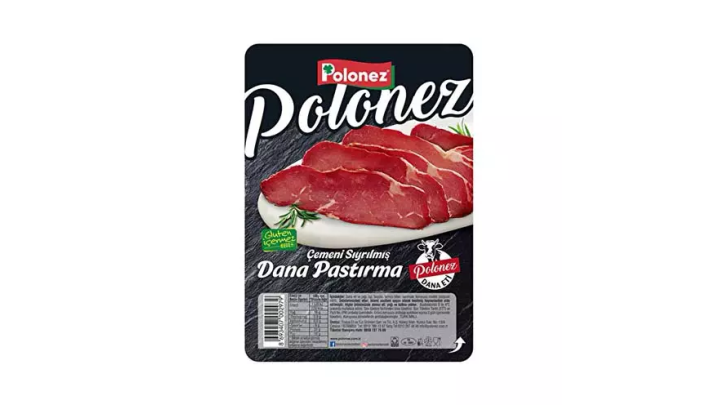 Polonez Dilimli Çemensiz Pastırma 500 Gr.