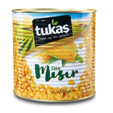 Tukaş Mısır Tane Konserve 3 Kg.