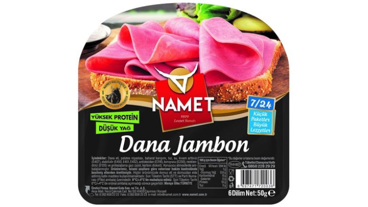 Namet Dana Dilimli Tost Jambon 300 Gr.