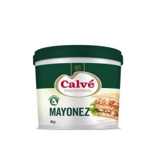 Calve Az Yağlı Kova Mayonez 8 Kg. 