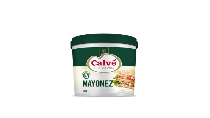 Calve Az Yağlı Kova Mayonez 8 Kg. 