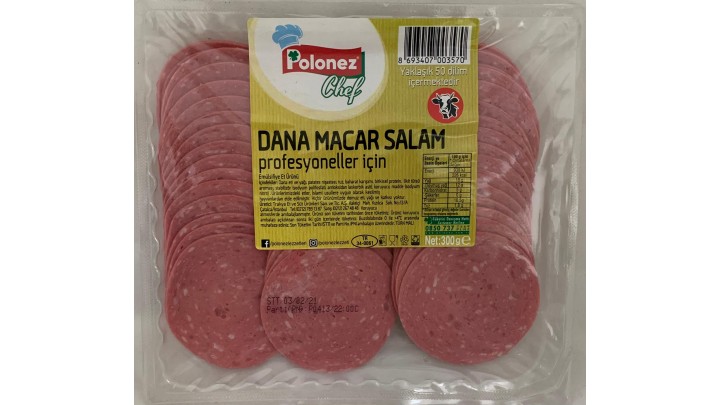 Polonezköy Dana Dilimli Macar Salam 300 Gr. 