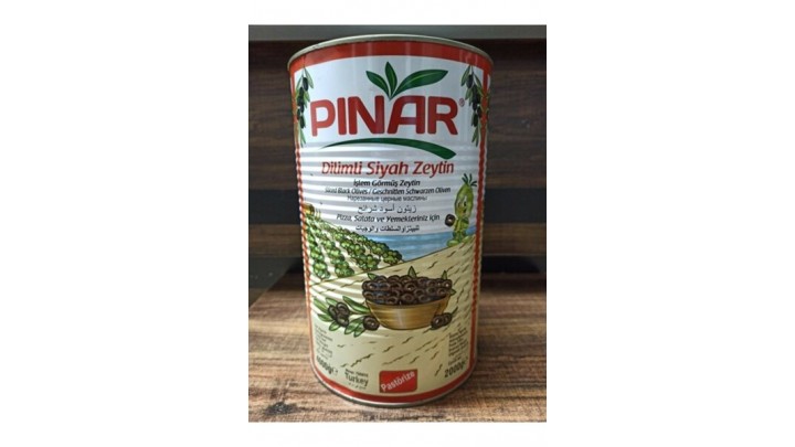 Pınar Dilimli Siyah Zeytin  2 Kg.