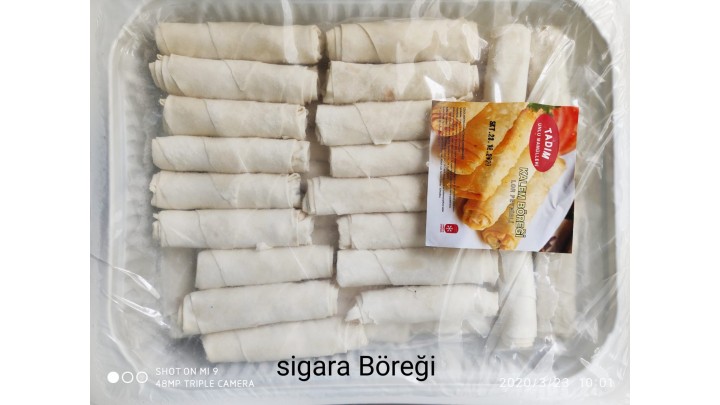 Kalem Böreği donuk El Sarımı 3 Kg.